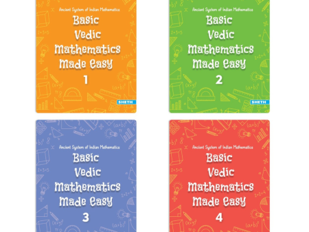 Basic Vedic Mathematics| Set of 4| Maths Book| Ages 6-10 Years Online Sale