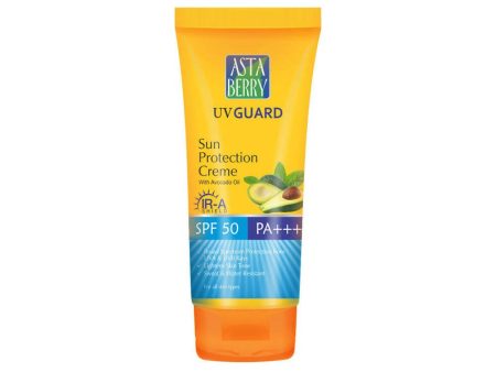 Astaberry UV Guard Sun Protection Crème SPF 50- Avocado Oil For Sale