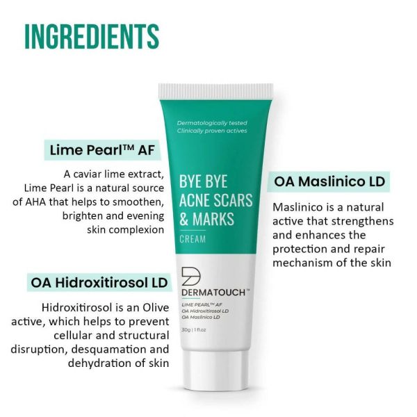 Dermatouch Bye Bye Acne Scars & Marks Cream Online Hot Sale