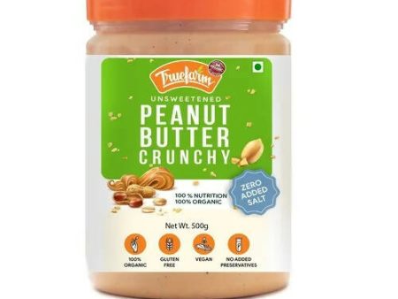 Truefarm Organic Peanut Butter Crunchy-Unsweetened Sale