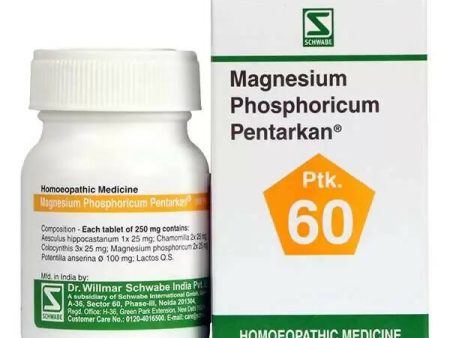 Dr. Willmar Schwabe India Magnesium Phosphoricum Pentarkan Ptk 60 Tablets For Discount