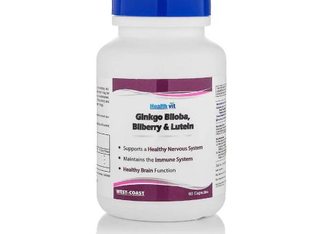 Healthvit Ginkgo Biloba Billberry And Lutein Capsules For Discount