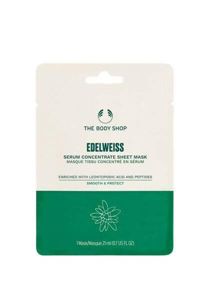 The Body Shop Edelweiss Serum Concentrate Sheet Mask Discount