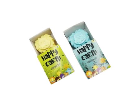 Cuddle Care Happy Earth Vegan Baby Soap for Infants- Blue & Yellow Hot on Sale