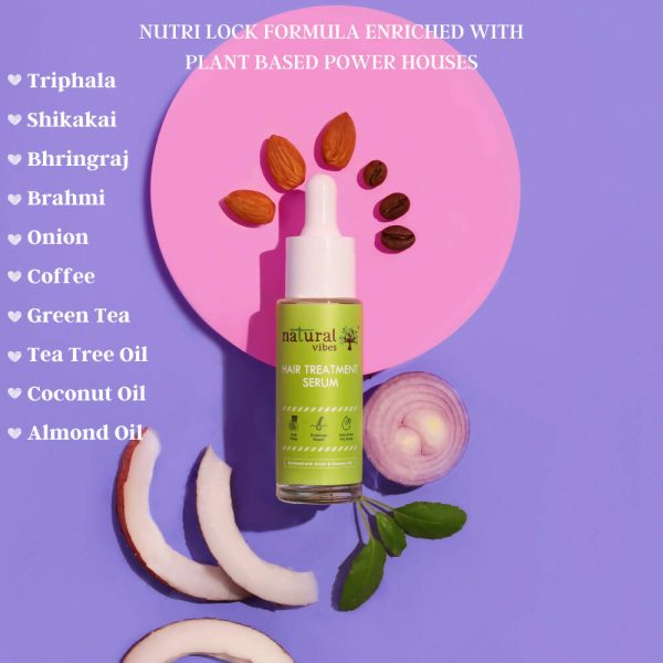 Natural Vibes Hair Treatment Serum with Onion & Coconut For Sale