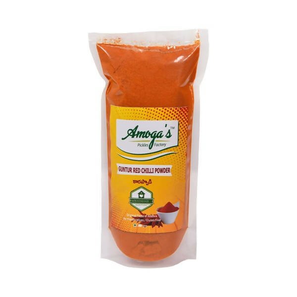 Amoga s Pickles Factory Guntur Red Chilli Powder For Discount