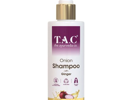 TAC - The Ayurveda Co. Onion Hair Shampoo for Hair Regrowth & Frizz Free Hair For Sale