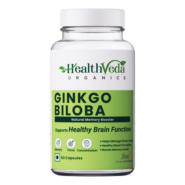 Health Veda Organics Ginkgo Biloba Capsules Sale