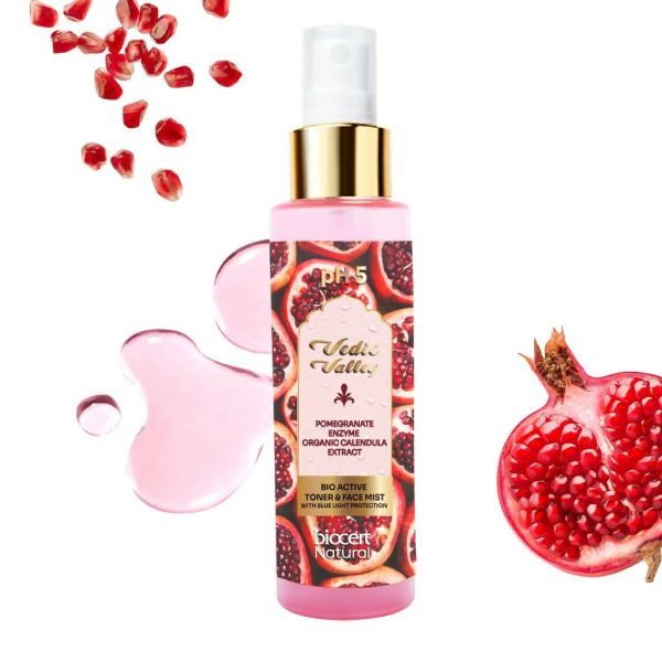 Vedic Valley Face Mist & Toner With Blue Light Filters Pomegranate on Sale