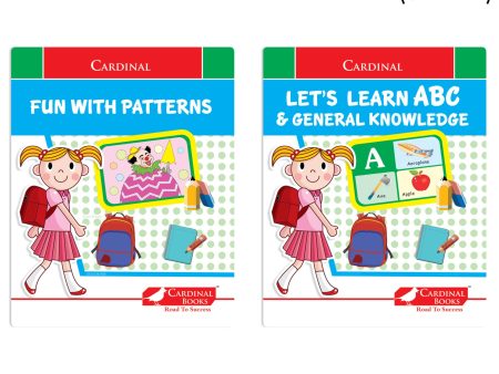 Cardinal ABC & Pattern Book Set (Set Of 2)| Alphabet Picture Book|General Knowledge Book|Pattern Writing Book| Combo Book for Kids| Ages 3-5 Years Cheap