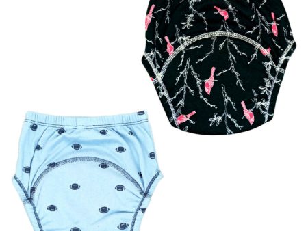 Kindermum Cotton Padded Pull Up Training Pants  Padded Underwear For Kids Rugby Sparrow-Set of 2 Pcs Online Sale