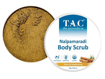 TAC - The Ayurveda Co. Nalpamaradi Body Scrub for Glow and Brightening Skin, with Triphala For Women & Men Supply