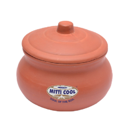 Mitticool Clay Curd Pot with Cap Fashion