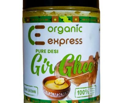 Organic Express A2 Gir Ghee | 100% Gir Cow Ghee | Vedic Bilona Method | Grassfed, Cultured, Premium & Traditional Ghee | Immunity Booster Online