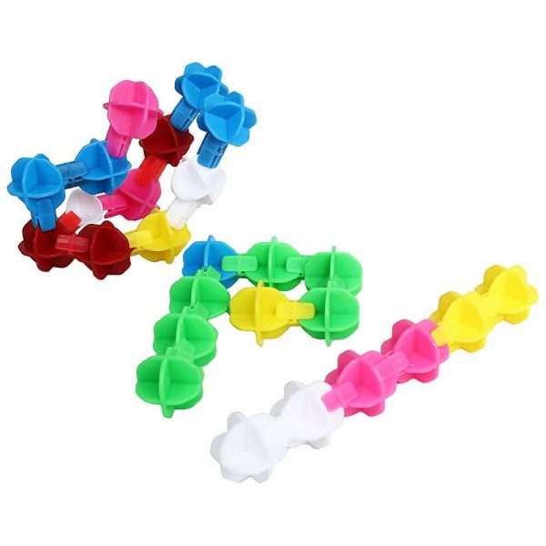 Kipa Educational 200 Snowflakes Toy Pieces Building Blocks Toys for Kids Education Blocks Learning Puzzle Toys-Multi Color Discount