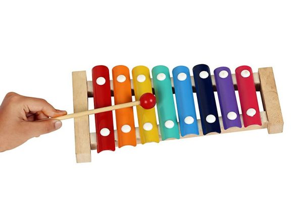 Skoodle My First Xylophone for Kids and Toddlers with Harmonica, Best Educational Musical Instrument with Wooden Mallets for Boys and Girls Online Hot Sale