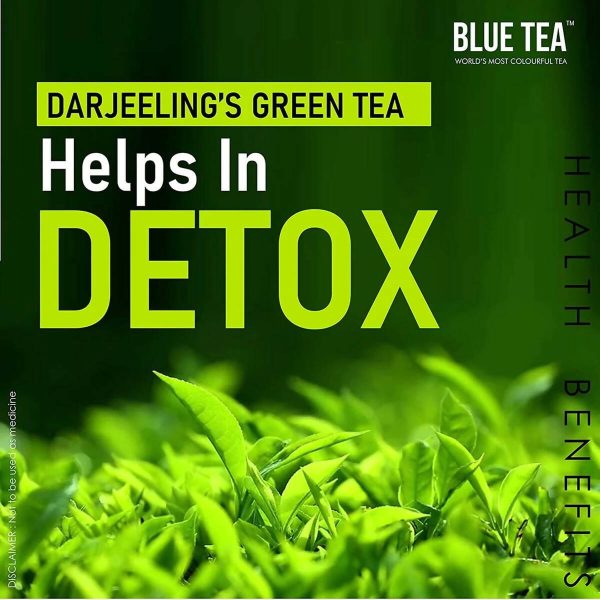 Blue Tea Organic Rose Green Tea Hot on Sale