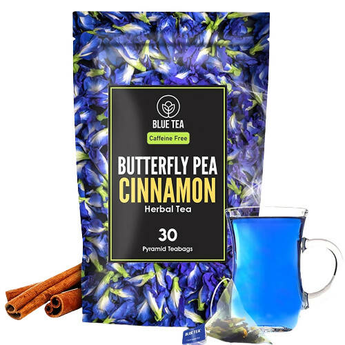 Blue Tea Butterfly Pea Cinnamon Herbal Tea Bags on Sale