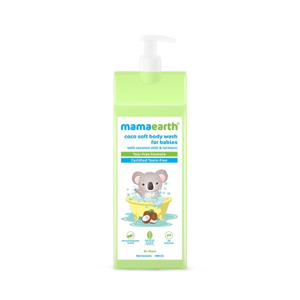 Mamaearth Coco Soft Body Wash For Babies With Coconut Milk & Turmeric on Sale