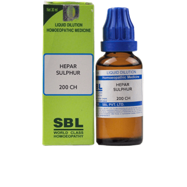 SBL Homeopathy Hepar Sulphur Dilution Sale