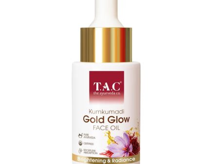 TAC - The Ayurveda Co. 100% Pure Kumkumadi Gold Glow Face Oil For Glowing, Youthful & Radiant Skin Online now