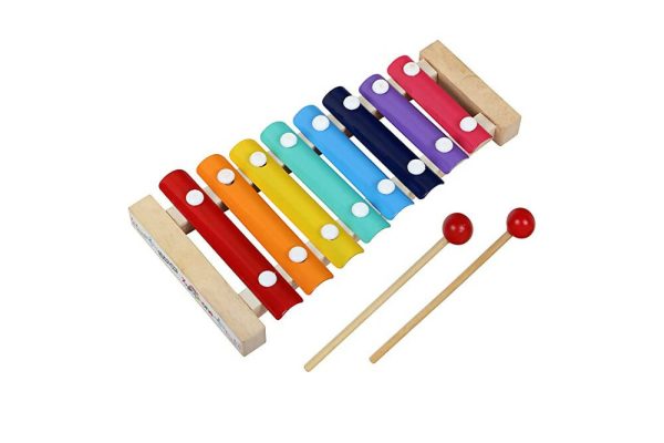 Skoodle My First Xylophone for Kids and Toddlers with Harmonica, Best Educational Musical Instrument with Wooden Mallets for Boys and Girls Online Hot Sale